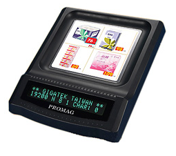 Настольный вакуум-флуоресцентный (VFD) Дисплей покупателя с монетницей DSP802U в Тольятти