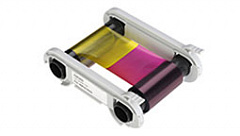 Полноцветная лента (YMCKO) на 500 оттисков с чистящим роликом; для принтера Advent SOLID 700 в Тольятти